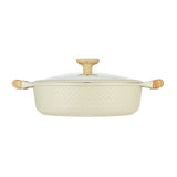 Resto Ran Beige Shallowpot D28 DS-RE93806