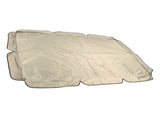 Swing Canopy 600D Silver Coated Oxford Cloth Waterproof Swing Top Cover for Outdoor Beige V1294-YM0718-3111220248013