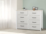 Levede Storage Cabinet Tower Chest Beige CH1049-CR_NZ