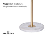 Sarantino Floor Lamp with Metal End Table LMP-MLM-50791-03