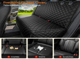 Dog Car Back Seat Cover, Waterproof Non-Slip 600D Oxford Rear Bench Protector for Mid-Size Cars and V1189-LC-AMZ-00157