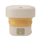 6L Small Washer Yellow Mini Machine Foldable Portable Large Capacity Basket High Speed Motor V1294-YM0901-3113230175611