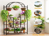 Multi-Layer Plant Stand Large Flower Bonsai Pots Display Rack For Garden Balcony V767-HJ-ZM1627