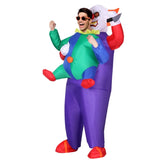 Inflatable Clown Costume Adult Suit Blow Up Party Fancy Dress Halloween Cosplay HALO-INF-CLOWN