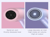 Blue Gradient Hair Dryer Constant Temp Hot & Cold Silent Dryer V1263-JX-5600