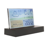 Weather Clock Transparent ABS Wireless Multifunctional Temperature Alarm Clock with Color Screen V1294-YM0703-3113230046711