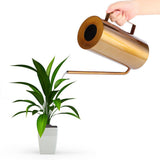 Garden Stainless Steel Long Spout Watering Can Pot Flower Plant Irrigation Tool Gold 1.5L V1294-YM0901-3111200134311