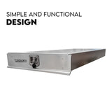 Under Tray Tool Box Trundle Drawer 1500 mm UTE Drawer Dual Extra Cab Toolbox V379-TRNDLCHRM0