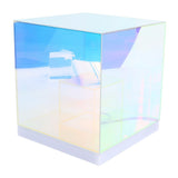 3D Cube LED Table Lamp RGB Colorful Clear Modern USB Square Table Night Light for Bedroom Living V1294-YM0901-3119240149811