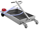 Low Profile Oil Drain Pan Truck Drain Pan 57 L with Pump Hose Casters V952-QCPYP15JLSYYLBYC1V0