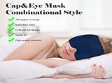 Migraine Hat - Eye Mask - Cooling Eye Mask - Headache - Hot & Cold Pack - 3-in-1 Pain V1188-MS-313-0901