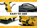 BAUMR-AG 185kg Reversible Vibratory Plate Compactor, Commercial 9HP 270cc, 500x700mm, Wheel Kit, for V219-COMPLTBMR95A