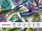 Marble Leaf Solenne Ivy Quilt / Doona / Duvet Cover set V745-AQ044145Q3