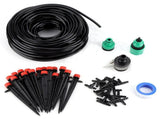 25 Meter Water Irrigation Set Ground Insertion Dropper Watering Auto System Tool Flowers Plants V1294-YM0727-JY08351