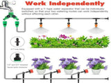 201X 50M Hose Garden Irrigation System Greenhouse Plant Watering DIY Micro Drip V201-QUEW12879826