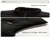 Men'S Heated Vest Electric Heating Gilet Winter Vest Smart Temperature Control - Black - Size 6XL V1106-920-150462-BLK-6XL