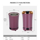 Electric Pill Crusher and Grinder - Fine Powder for Small or Large Pills, Elders or Pets. Coffee V1192-AZ-W-9189