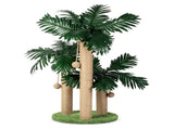 PaWz Cat Scratching Post 3 Heights Sisal Balls for Indoor Kitten Adult Green PT1460-AU