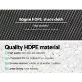 Instahut 30% Shade Cloth 3.66x10m Shadecloth Wide Heavy Duty White SH-CL-366X100-80-R-WH