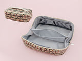 4 pcs Large Makeup Bag, Cute Cosmetic Bag for Women Girls, Floral Coquette Aesthetic Toiletry Bag, V1366-AZ2-W-07882