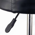 Swivel Salon Barber Stool Chair Round Type BLACK V274-FT-SC2B