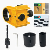 Door Lock Installation Kit, For Metal or Wood Doors, 2 Adjustable Bushings, Easy Installation with V1192-AZ-W-3458