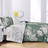 Vintage Floral Duvet Cover Set - Reversible Design-King V745-AQ082033K3