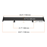 GT Wing Spoiler, 43.3 inch Universal Spoiler with Single Deck, Adjustable Lightweight Aluminum, V952-TYXWYLHJLHJDFLMB1V0