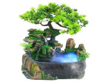 Small Rockery with Spray Fountain Waterfall Fog Water Pump Atomizer V1294-YM0901-3111200130611
