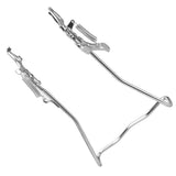 SWETRACE 1Set Iron Bike Bracke for Bikes with Rear Kickstand 38 x 25 x 0.4in Silver V1189-LWWAL-20260327-03735