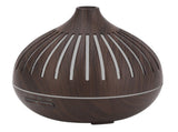400ML Wood Grain Humidifier Desktop Aromatherapy Diffuser with Colorful Light Remote Control Auto V1294-YM0901-3113240306212