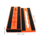 Single Effect Track Board Guitar Pedalboard Orange for Effects Pedals 1Pack V1192-AZ-W-24829