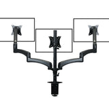 FORTIA Triple Computer Monitor Mount Stand for Desk with 3 Adjustable Arm Holder for 15 to 32 inch V219-OFFCMSFO3X1A