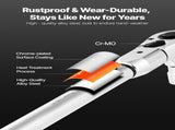 Adjustable Click Torque Wrench, 1/2 Inch Drive, 20-160 lbf-ft/27.1-216.8 N.m,-direction and V952-DJSNLBS101708PMCDV0
