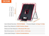 Baseball And Softball Rebounder Net 3.5x4.5 ft 2-in-1 Switch Hitter Pitch V952-BQHDWDYXWEHY2V8G3V0