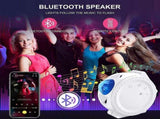 4-in-1 Galaxy Projector with Tooth Serrated Remote - 18 Sky Patterns V1263-JX-4578