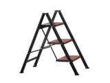 3 Step Ladder, Folding Step Stool with Wide Anti-Slip Pedal and Comfort Handgrip, Lightweight 150 kg V952-LHJHJTSB0000TIJOS001V0