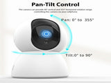 3MP Security Camera 2.4G WiFi Smart Indoor Monitoring Cam with Night Viewing 2 Way Phone APP Remote V1294-YM0901-HS7062