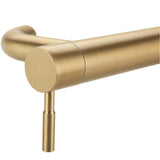 Brushed faucet, single cold water faucet, stainless steel waterfall bathroom sink faucet, bathroom V1369-AZ3-W-03777
