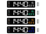 Large Screen Function Display Clock Living Room Wall Hanging Clock LED Display Remote Control Clock V1294-YM0716-220708CY12-3