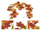 Decorative Artificial Maple Garland Fall Leaf Garland Decoration Thanksgiving Halloween Fake Maple V1294-YM0523-3115210217311