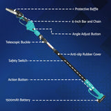 Giantz Telescopic Pole Chainsaw 6 Inch Cordless Tree Trimmer Kit 20V Battery PCAW-20V-6IN-GB