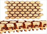 Grounding Split Bolt, 50 Pieces 4 Gauge 8 Gauge High Strength Split Bolt Connectors, Ground Wire V1258-DP02-C-2131