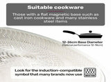 EUROCHEF Double Induction Benchtop Cooktop, 9 Heat Levels, Fast Electric Portable Cooker, Touch V219-COKICTEC35PA