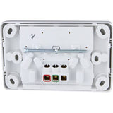 C2000 Series Classic 250V 10A Horizontal Twin Double Pole Switch Socket Outlet, White Electric V1202-V1-CLIC2025DWE