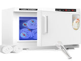 White 16L Black Hot Towel Warmer UV Sterilizer Cabinet for Salon and Home Use LSB-59260
