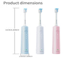Electric Toothbrush with Ultra-Soft Gum Guard Brush Heads - IPX7 Waterproof, Ergonomic Design V888-ELOSUNG29329
