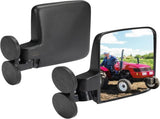 Tractor Magnetic Side Mirrors, 114 Lbs Magnet Rear View Mirror for Tractors, Forklifts, Lawn Movers, V1258-DP02-WO-221