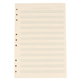 White Music Manuscript Paper with Smooth, Ink-Resistant Sheets Ideal for Easy Music Writing and V1366-AZ2-W-18695