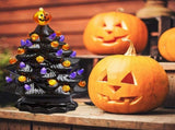 Lighted Ceramic Halloween Tree Tabletop Halloween Decoration Halloween Tree Pumpkin Light V1294-YM0717-10352430